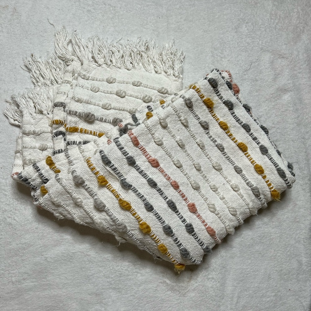 City Chic Multicolor Textured Throw Blanket